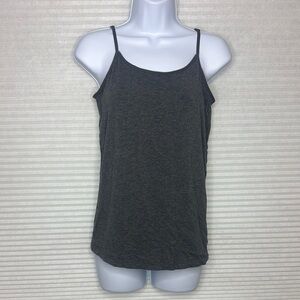 Time and Tru Gray Fitted Camisole Sleeveless Top